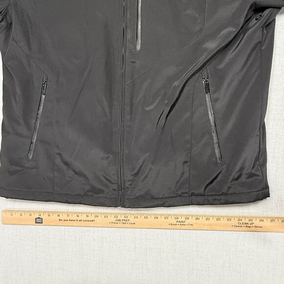 Tumi Tech Jacket Full Zip Black Soft Shell Long Sleeves Insulated Lined Size XXL - Picture 8 of 13